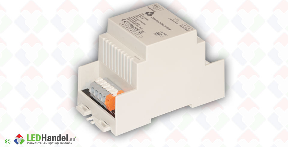 DIM-BLOCK-N-DIN for DIN RAIL installation - ©Voltron®