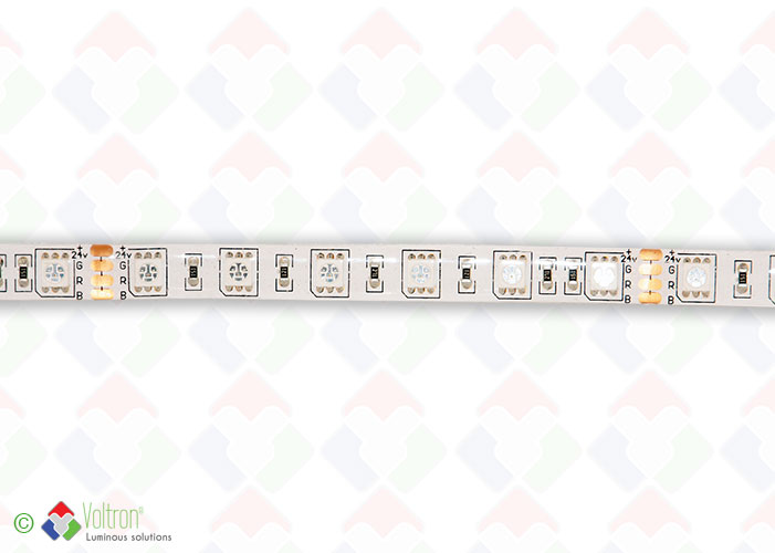 Led strip : 60 led par meter SMD5050 - ULTRA SERIE/PV-5050-60-RGB-54-24V by Voltron Lighting Group