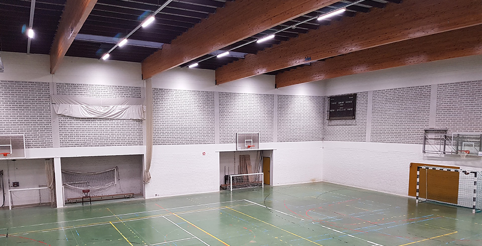 70 procent besparing op de energiefactuur na relighting sportzaal Waregem - ©Voltron®